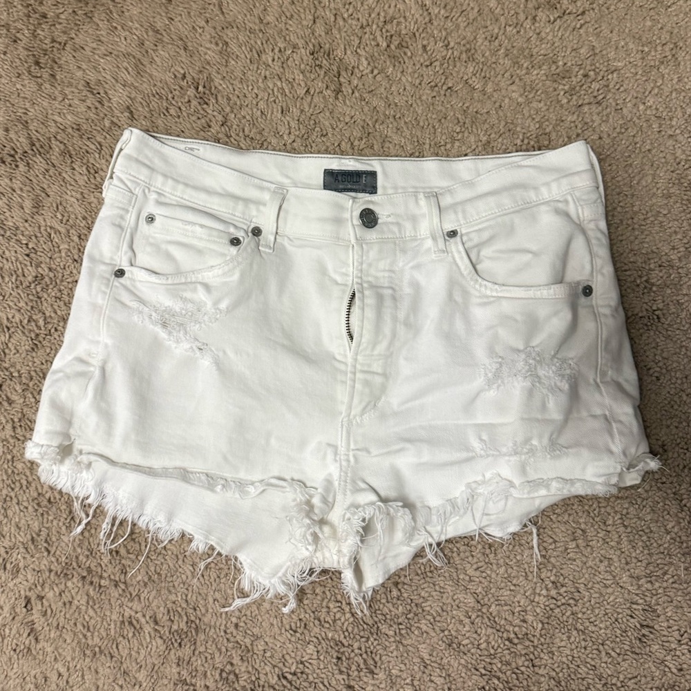 Distressed Jean Shorts
